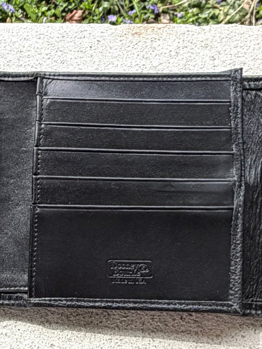 Dooney & Bourke Vintage USA 90s All Black Small Kisslock Coin Purse Wallet - Picture 6 of 9